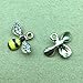 Cafurty Enamel Bee Charm Pack of 10 for Jewelry Making