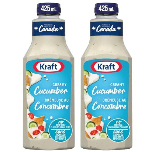 ZENVOIRA Pantry Bundle includes Kraft Creamy Cucumber Salad Dressing 425ml/14.4oz