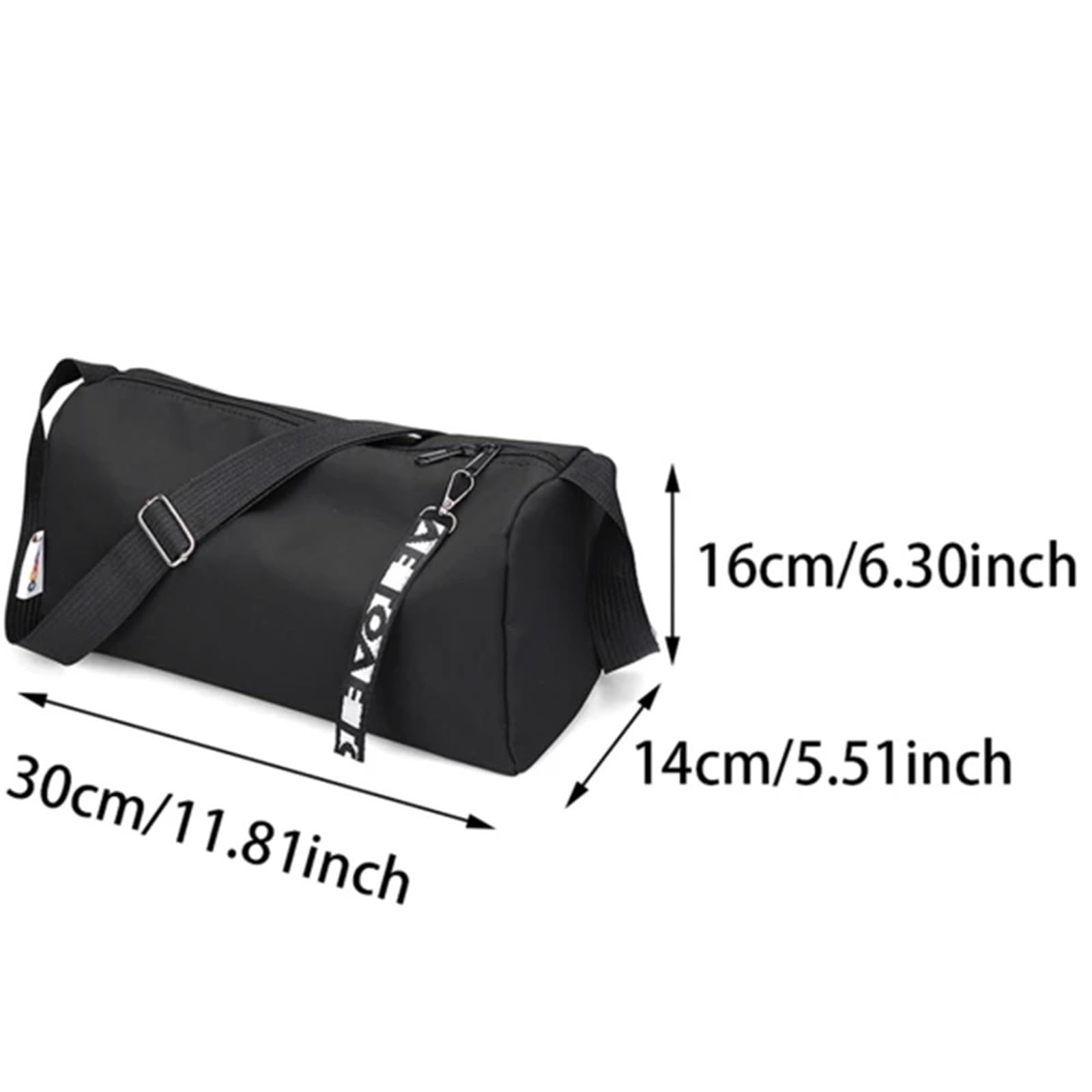 Sport Duffel Tasche Frauen Sporttasche wasserdichte Fitness Training Bag Outdoor Reise Duffle Bag Männer Sport Schwimmen Taschen Yoga Gym Sport Rucksack Für Sport, Reisen und Training(Black)