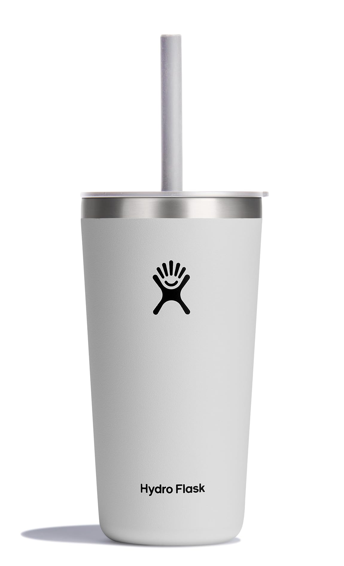 Hydro Flask 20 Oz All Around Tumbler Straw Lid White
