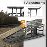 FRITHJILL-Hydraulic-Car-Ramps-Heavy-Duty-Steel-Vehicle-Lift-Adjustable-Height-1161-to-1621-11000lbs-Capacity-Professional-Garage-Maintenance-Jack-for-Under-Vehicle-Repairs-2-Piece-Set