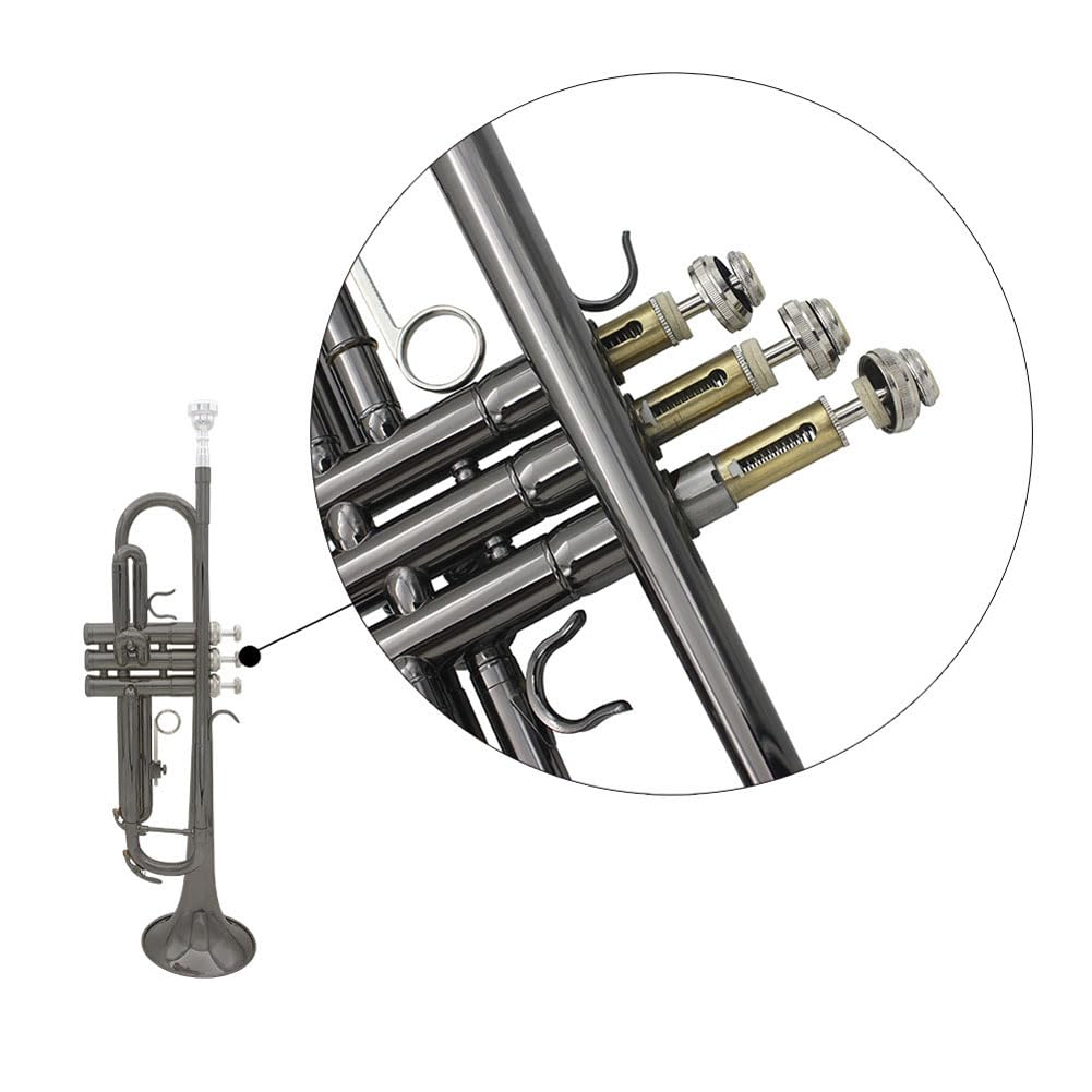 6PCS Tension Spring Stainless Steel Extension Spring Coil Instrument Reset Spring 8.8mm,37.9mm Free Length for Musical Instruments Projects