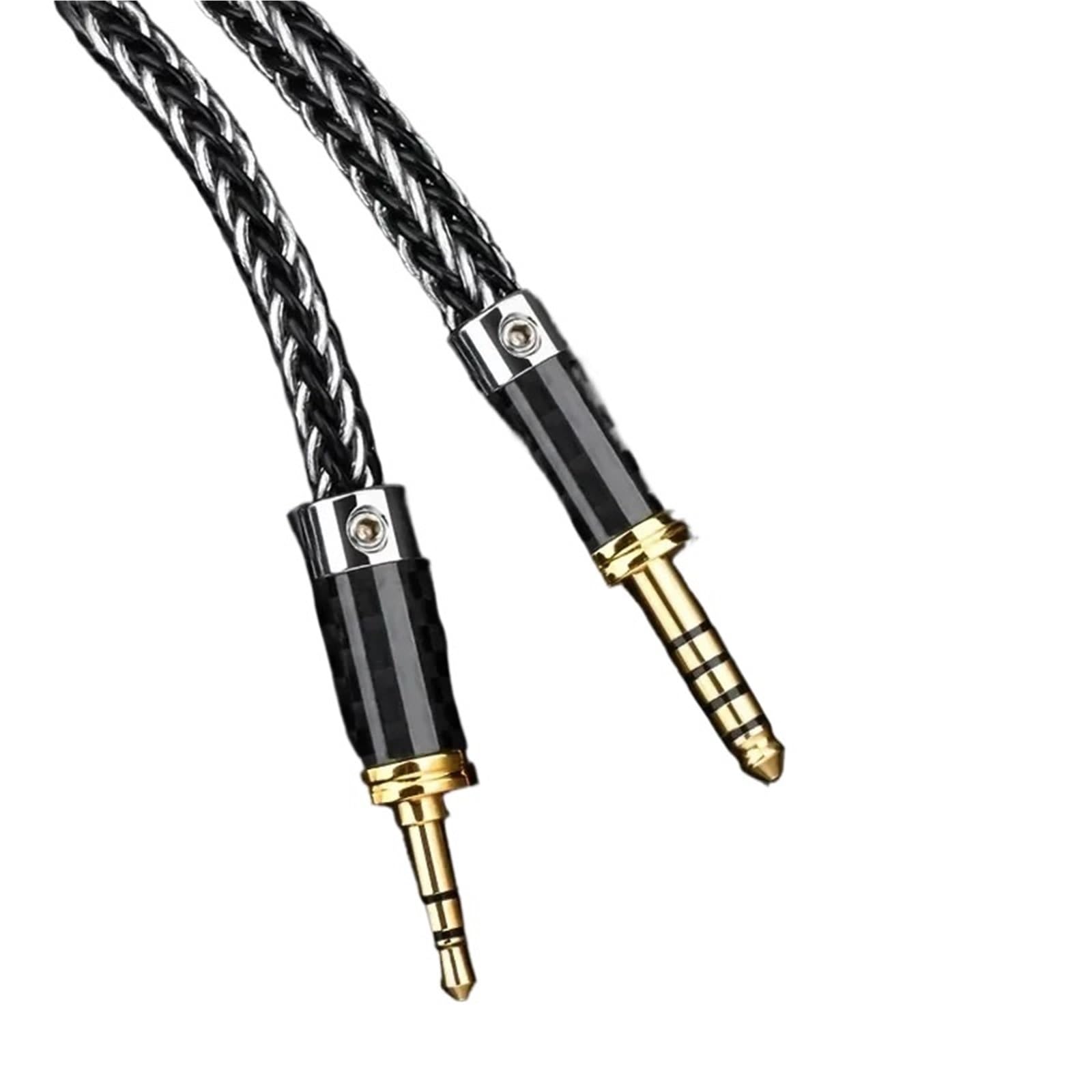 Câble adaptateur audio HIFI TRRS mâle symétrique 3,5 mm vers mâle symétrique 4,4 mm Câble d'équilibrage TRRS 4,4 mm vers 3,5 mm(1M)