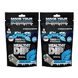Teaza Herbal Energy Pouches Nicotine Free Dip, Alternative Snuff and Healthy Dip Pouches, Cool Mint Chill (2 Pack) Tobacco Free Chew Premium Crisp Minty Flavor