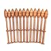 Lace Bobbin Hardwood, 12pcs 4.3in Practical DIY Beech Lace Bobbin Sewing Tools Durable Lace Robbin Weaving Tools for Hand-knitting DIY Tools, Such as Sweaters, Hats, Scarves, Gloves, Socks, Shoes