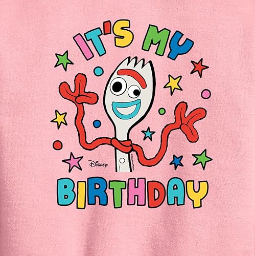 Disney - Toy Story - Forky Its My Birthday - Toddler & Youth Crewneck Fleece Sweatshirt2