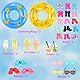 Miunana 26 Puppen Kleidung Badeanzug Kleider Zubehör Klamotten Float Schwimmring Schuhe für 11,5 Inch Puppen Puppenkleidung