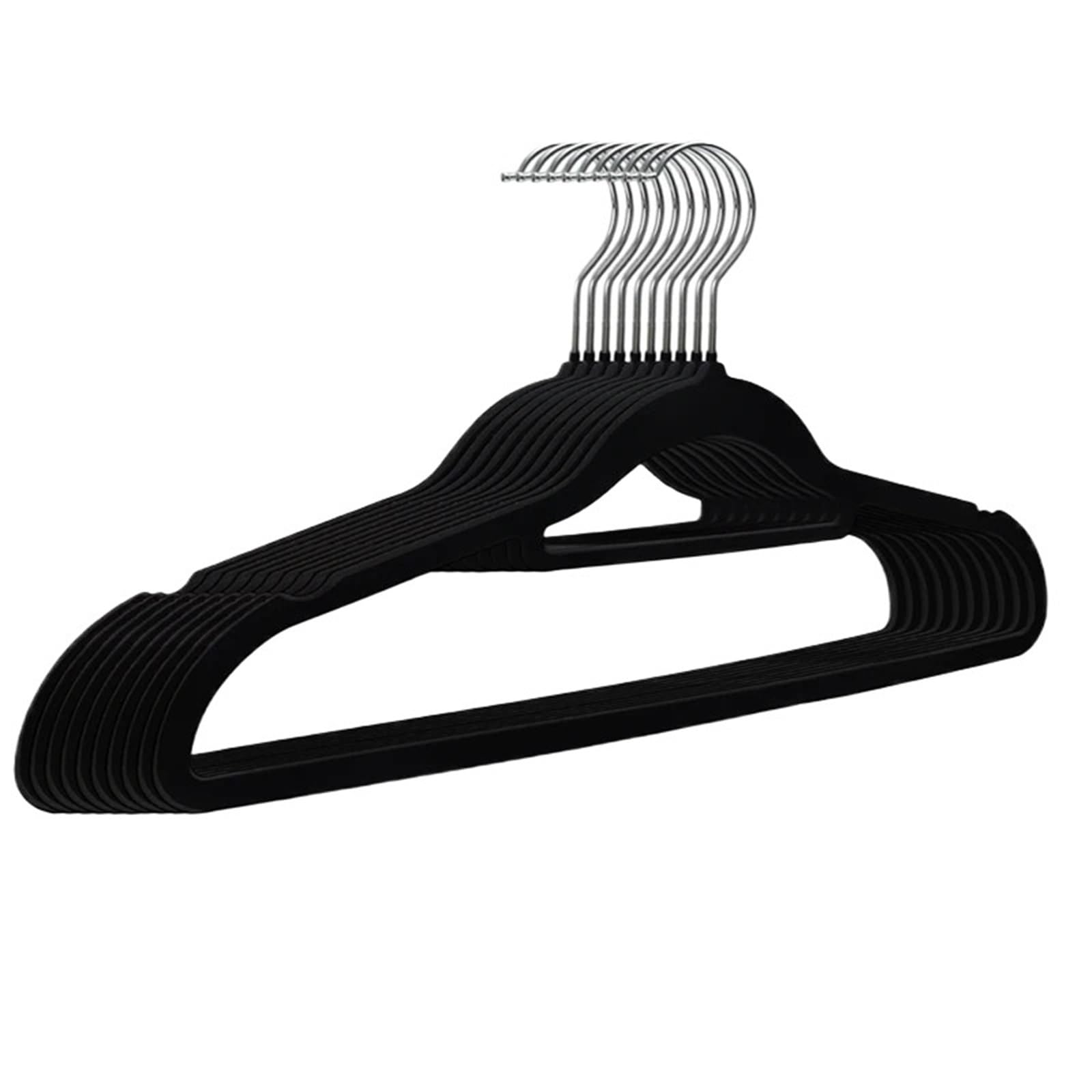 Clothes Hangers Hanger Heavy Duty Non-Slip Velvet Clothes Hangers Pant Storage Rack Drying For Coat Blazers Formal Wear Closet Organizer(10PCS)
