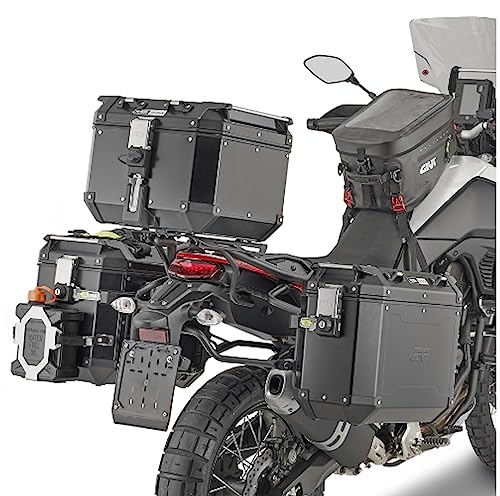 Supports lateraux GIVI PLO2145CAM haut de gamme pour moto Yamaha Tenere 700 2021
