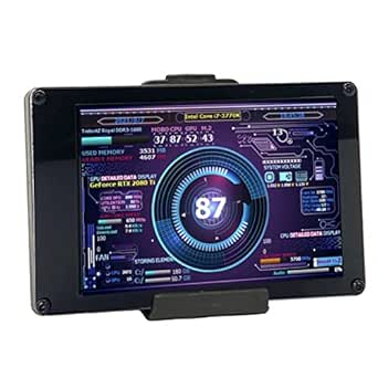 Dpofirs 3.5 Computer Temp Monitor, PC Sensor Panel Display, PC ...