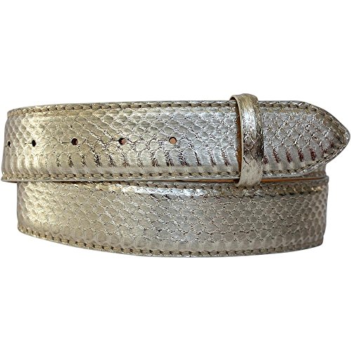 REPTILES HOUSE cintura Band Elaphe Snake Leather