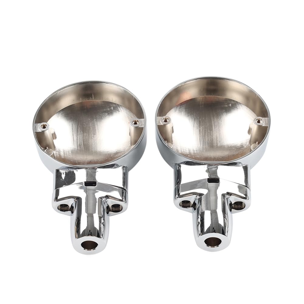 Liru 2 Pcs Aluminum Signal Mount Bracket Front Turn Signal Housing XJ52-HI-7V1T for Harley for Sportster Street Glide FLHX