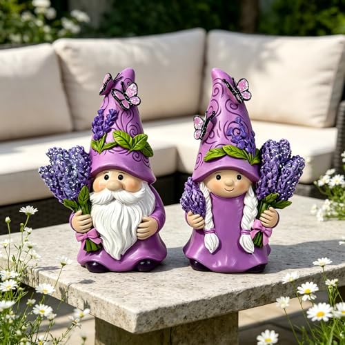 Set de Figuras Gnomo Lavanda Sueño 2 Piezas miniatura 2
