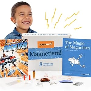 The Magic of Magnetism – Noeo Mini Boxable Science Experiments (Kit for Kids 8-12, Grades 1-6) Homeschool, Charter School, Supplemental Learning Friendly (The Magic of Magnetism)