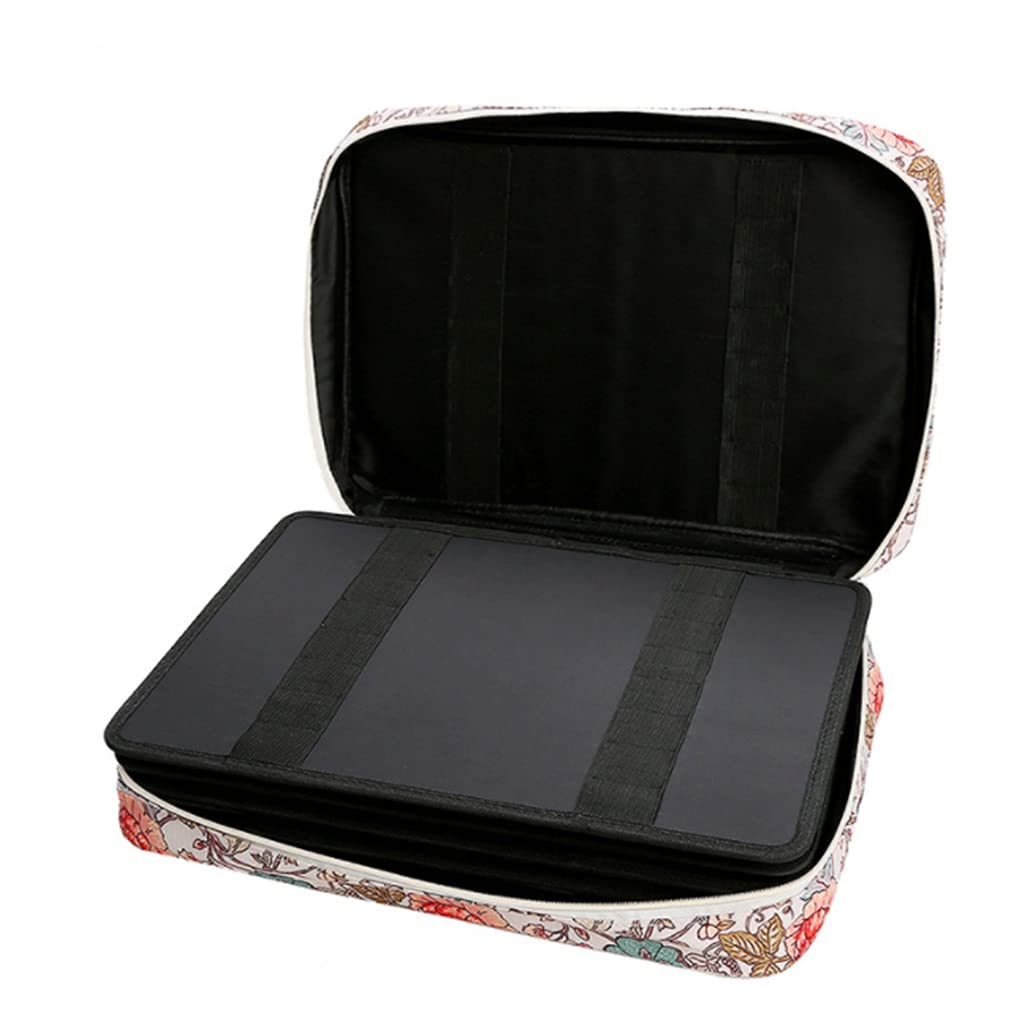 Estuche con Tapa de Brocado Estilo Chino para artículos de papelería Personalizados y Almacenamiento de Suministros de arteA