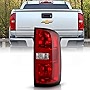 ACANII - For 2015-2022 Chevy Colorado Factory OE Style Red Clear Tail Light Brake Lamp Replacement Right Passenger Side