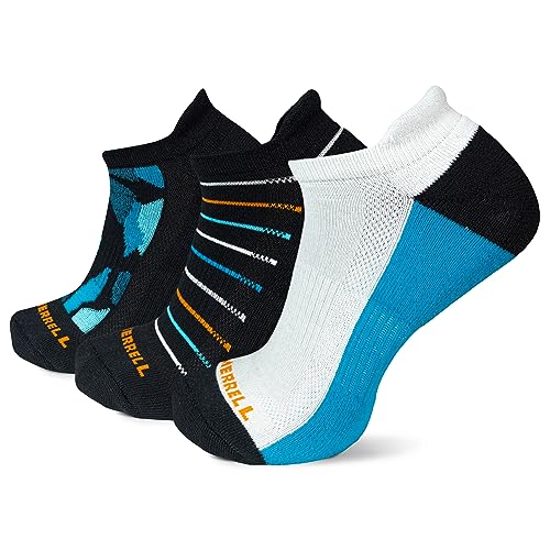 Image of Merrell Unisex Adult Cushioned Low Cut Tab Socks (3-Pair)
