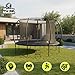 Hypermotion Trampolin Outdoor Kinder 244/305 / 366/430 / 487 cm Kindertrampolin ab 3 Jahre - Schnelltrocknend und Wasserabweisend - Ausgezeichnete Sprungkraft - Gartentrampolin (Ø 366 cm / 12FT)