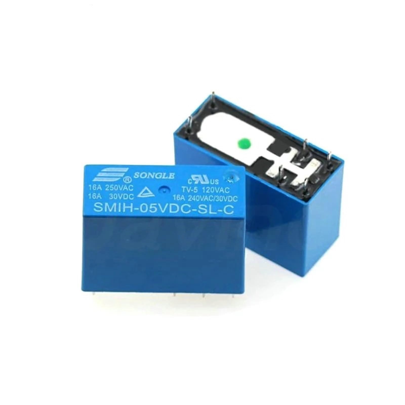 Pack de 2 relés SMIH de 8 pines y 16A, ideales para reparar placas y automatización doméstica 5