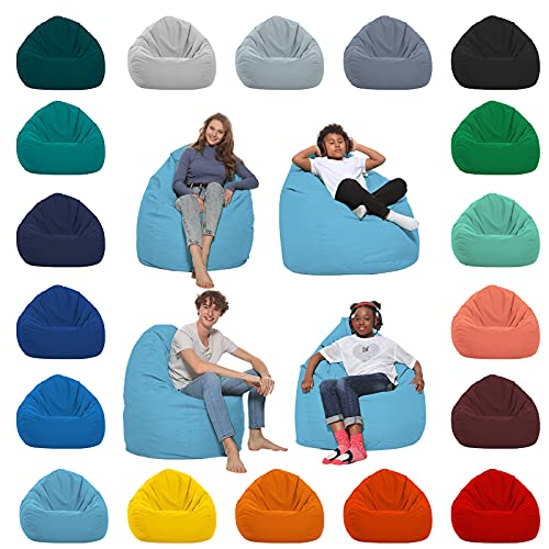HomeIdeal - Sitzsack XXL Bodenkissen für Erwachsene & Kinder - Geeignet...