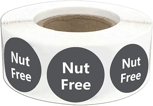 Etiquetas sin tuercas de 1.5 pulgadas, puntos circulares redondos, 500 calcomanías adhesivas (1.5 pulgadas)