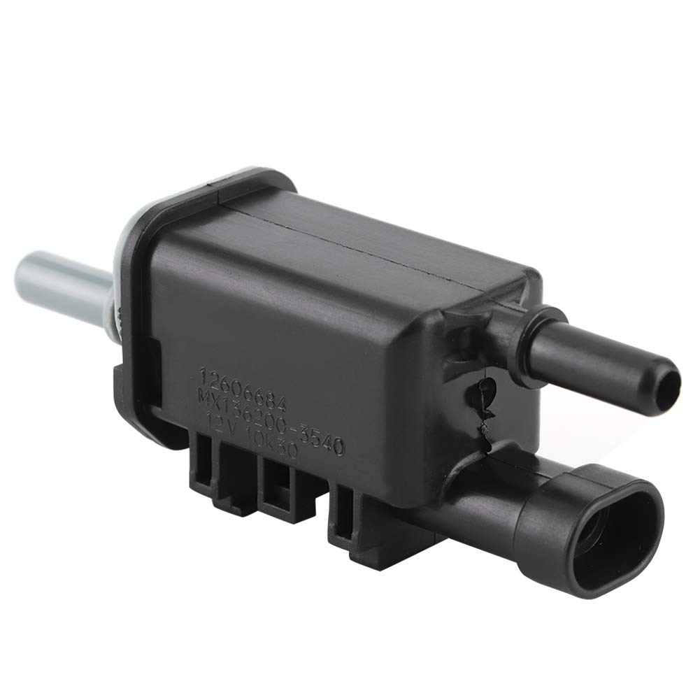 Zawór elektromagnetyczny, zawór elektromagnetyczny przedmuchu wkładu parowego EVAP Akozon 12597567 Pasuje do Allure