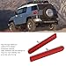 Srliya 1 Pair Rear Bumper Reflector 81910-35060 Red Lens Car Tail Reflector Trim Replacement for Toyota FJ Cruiser 2007-2014