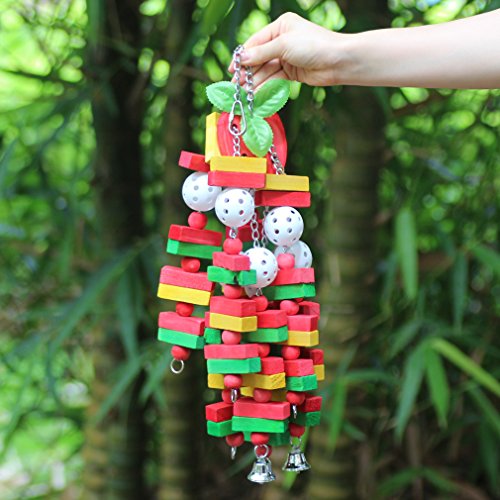 image for KINTOR Bird Chewing Toy Large Medium Parrot Cage Bite Toys African Gre