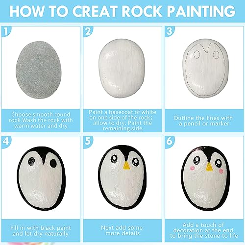 25 Stück Kieselsteine zum Bemalen Flach, Steine zum Bemalen, Strand Kiesel, Flach Steine Groß zum Bemalen, Groß Steine zum Bemalen, Kies Dekosteine Naturstein, für Bunte Malerei & Dekoration