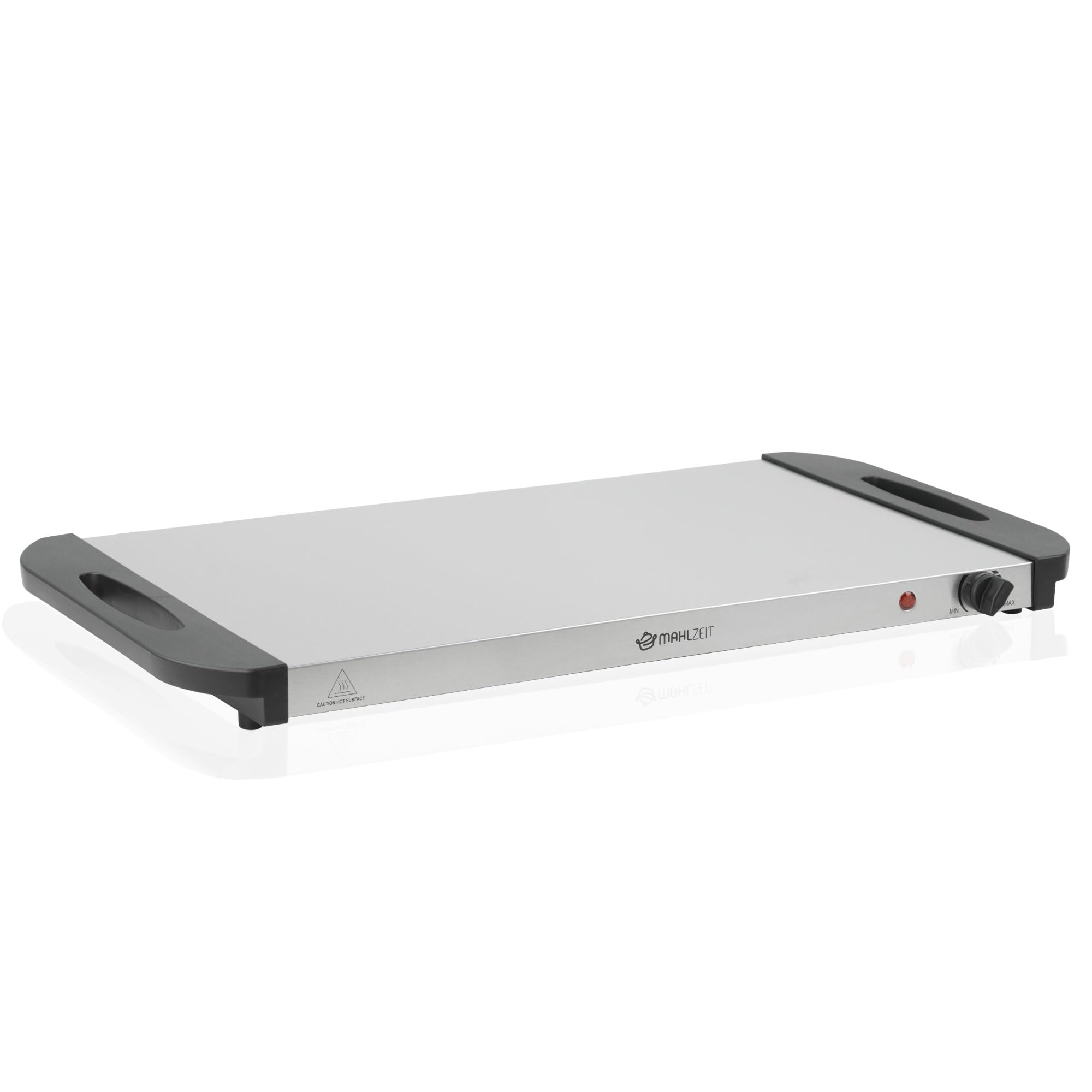 Mahlzeit Podgrzewacz bufetowy 2 w 1 | 300 W, 220-240 V | podgrzewacz do potraw ze stali nierdzewnej z 3 pojemnikami na żywność 2,5 l | elektryczny podgrzewacz do potraw Chafing Dish, płyta utrzymująca