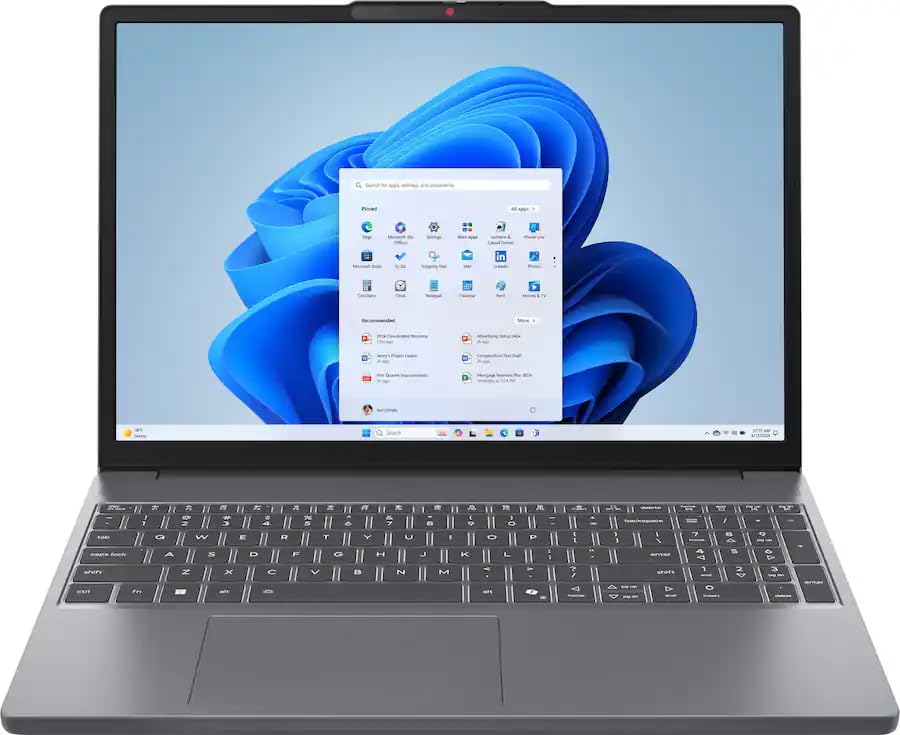 Image of Lenovo 2026 Laptop | IdeaPad Slim 3 | 15.3 inch 1920x1200 Touch IPS | AMD-8 Core Ryzen 7 8840HS | 24GB DDR5 | 2TB SSD | Windows 10 Pro | Wi-Fi 6 - BT 5.2 - Backlit KB - 1080p + IR Camera - Luna Grey