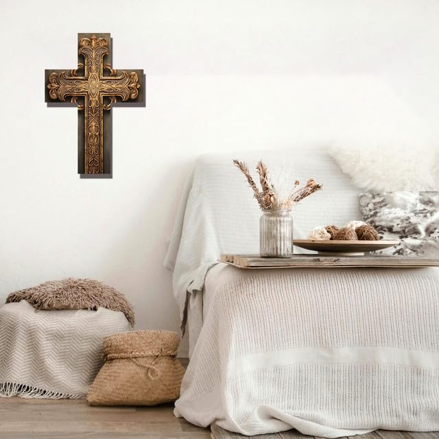 Amazon.com: JIBEVEYYI-Wooden Cross,Cross Wall Decor,Decorative