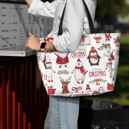 Sac à main décontracté Père Noël grande capacité pour ne plus manquer de place - 7