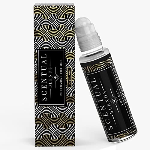 Scentual Blends - Pheromone Cologne for Men - Most Powerful Pheromones to Attract Women. Long Lasting Scent. Mens Attraction Cologne. (10 ml)