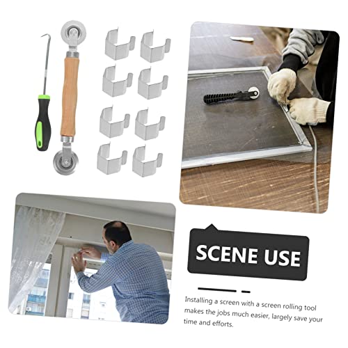 Kit profesional para instalar malla de ventana con rodillo miniatura 3