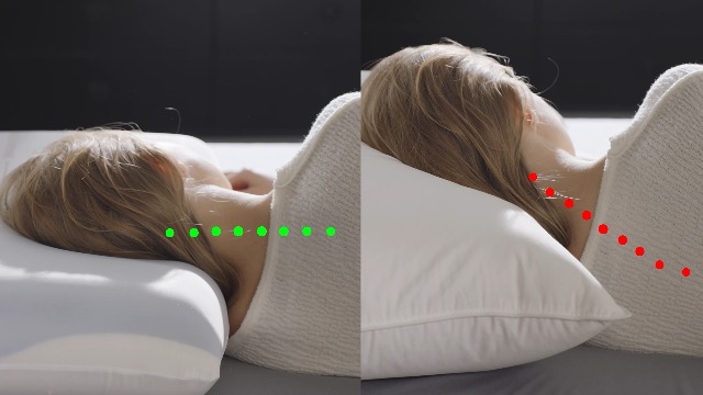 Amazon.com: EGOHOME Cooling Memory Foam Pillow for Sleeping, Neck Pillow for Side, Back, Stomach Sleepers, Bed Pillow for Neck Pain Relief, Two-Sided Washable Reversible Cover, Standard Size (1 Pack, 5'') : Home