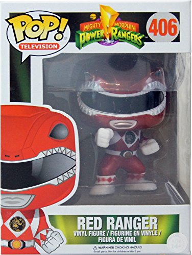 Funko Pop! Mighty Morphin Power Rangers Metalic Red Ranger Action Vinyl Figure