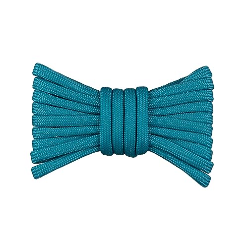 550 Paracord Boot Laces - 72 Inch Length, Neon Turquoise, 72" - Image 2