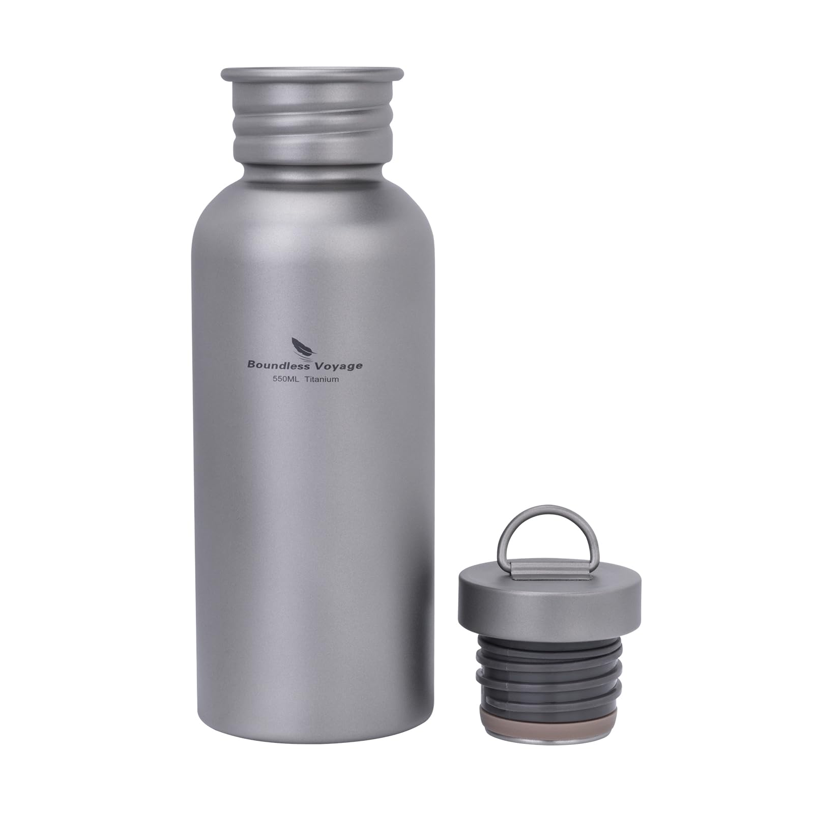 Bouteille d'eau en titane Boundless Voyage 550ml pour camping et randonnée