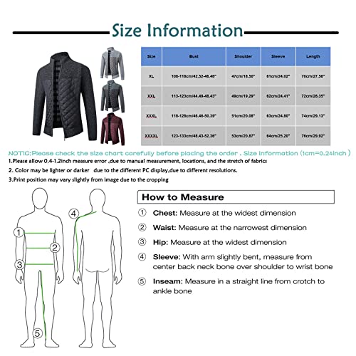 Ski Jacket Men, Athletic Jacket Full Zip Fleece Jacket Suit Jacket Men Fashion Long Sleeve Warm Solid Color Hooded Jackets Tops Warmest Jacket Men (Blue-2, X-Large) #TOP6