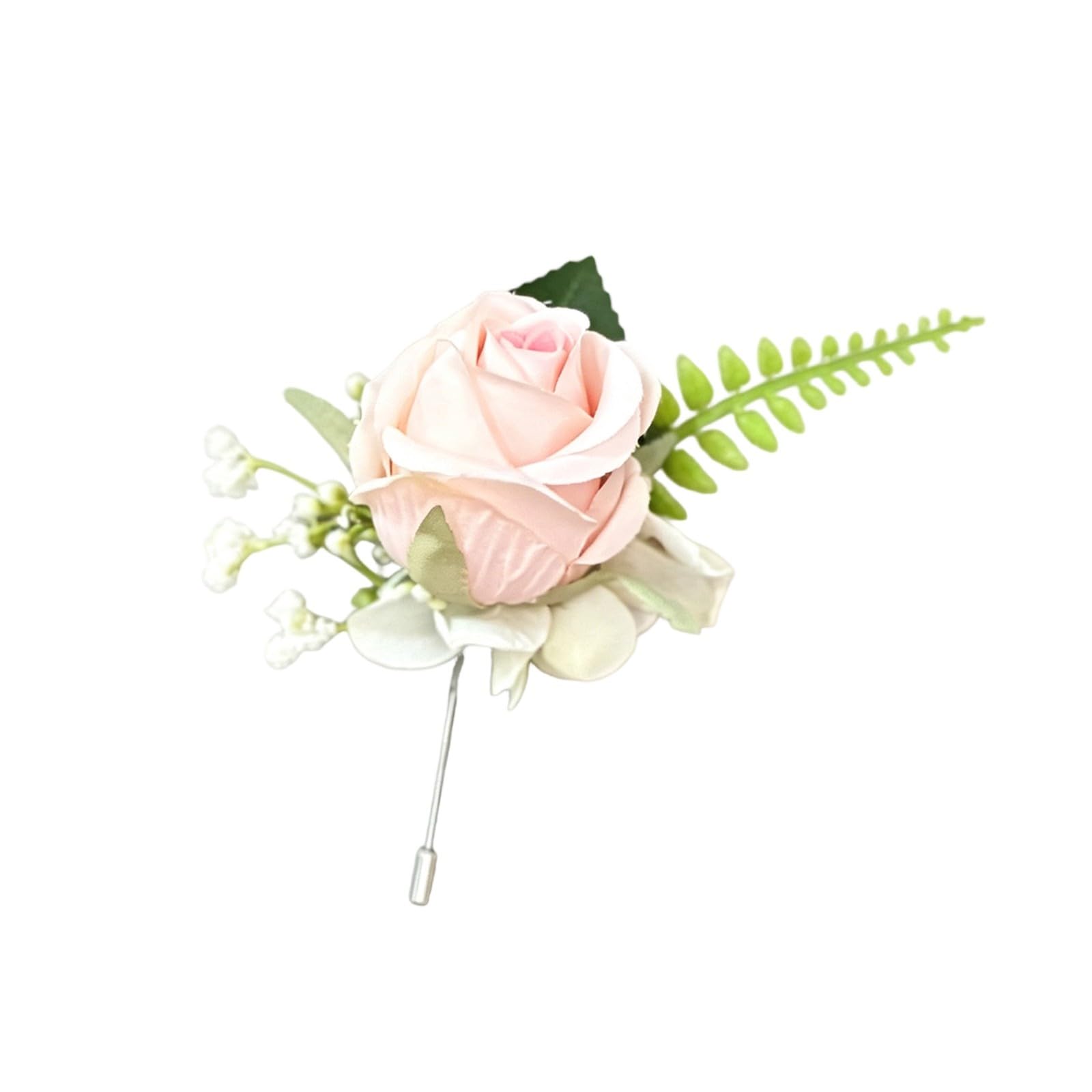 MURYE Corsage Artificial Silk Flower Boutonniere Corsage Flower Brooch for Bride Groom and Ceremony Formal Occasion