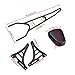 Ambienceo Black Rear Backrest Sissy Bar with Cushion Pad for Harley Davidson XL883C XL883R XL1200R XL1200C XL1200S XLH883 XLH1200