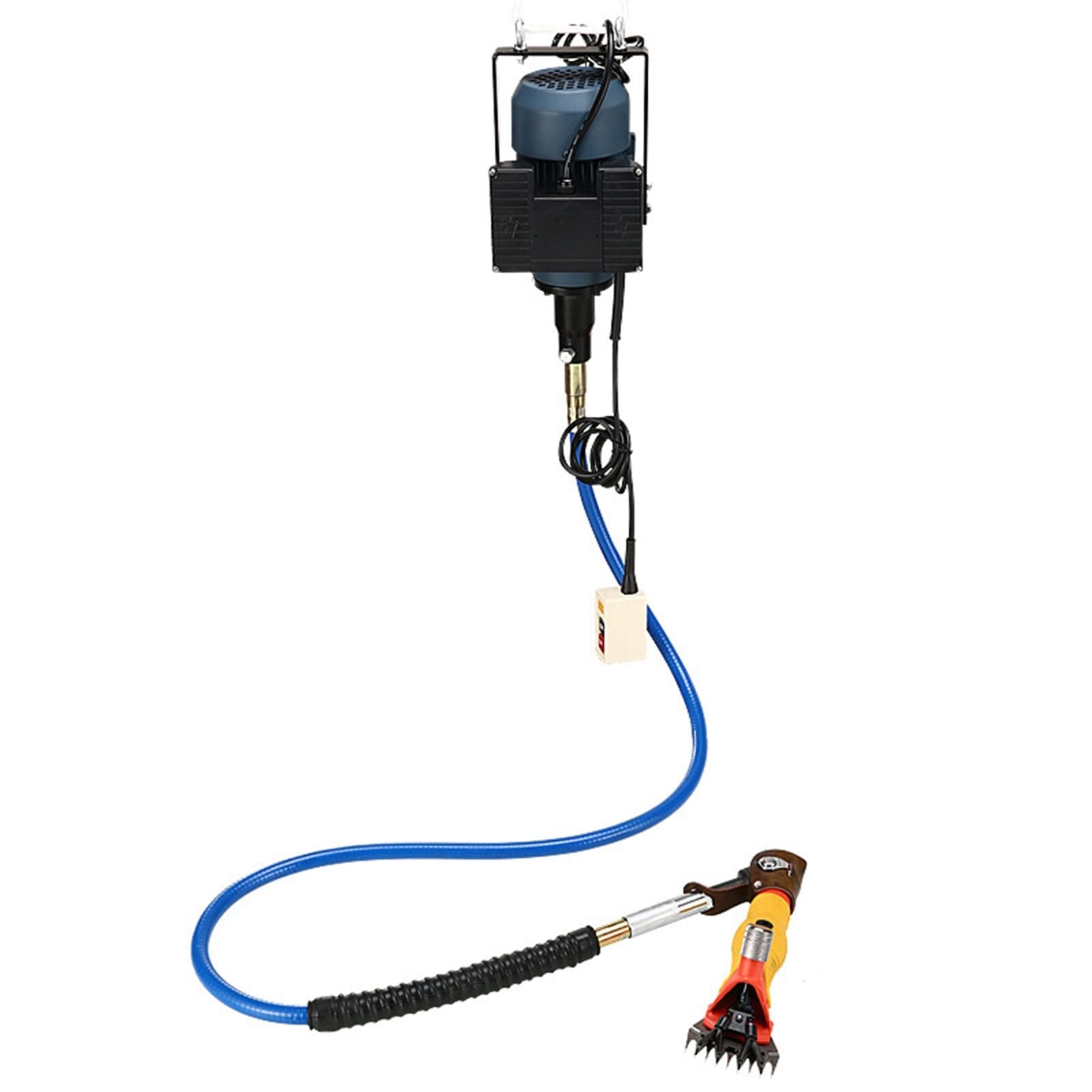 Tosatrice elettrica per pecore Ruotare l'albero flessibile Tosatura delle pecore elettriche Forbici Clipper Cesoie for capre Macchina con affilatrice for smerigliatrice a lama(13 Bent Blade)