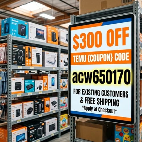 [New]⁑&rArr;{{$300 off}} Temu {Coupon} Code [{|acw650170|}] For Existing Customers & Free Shipping cover art