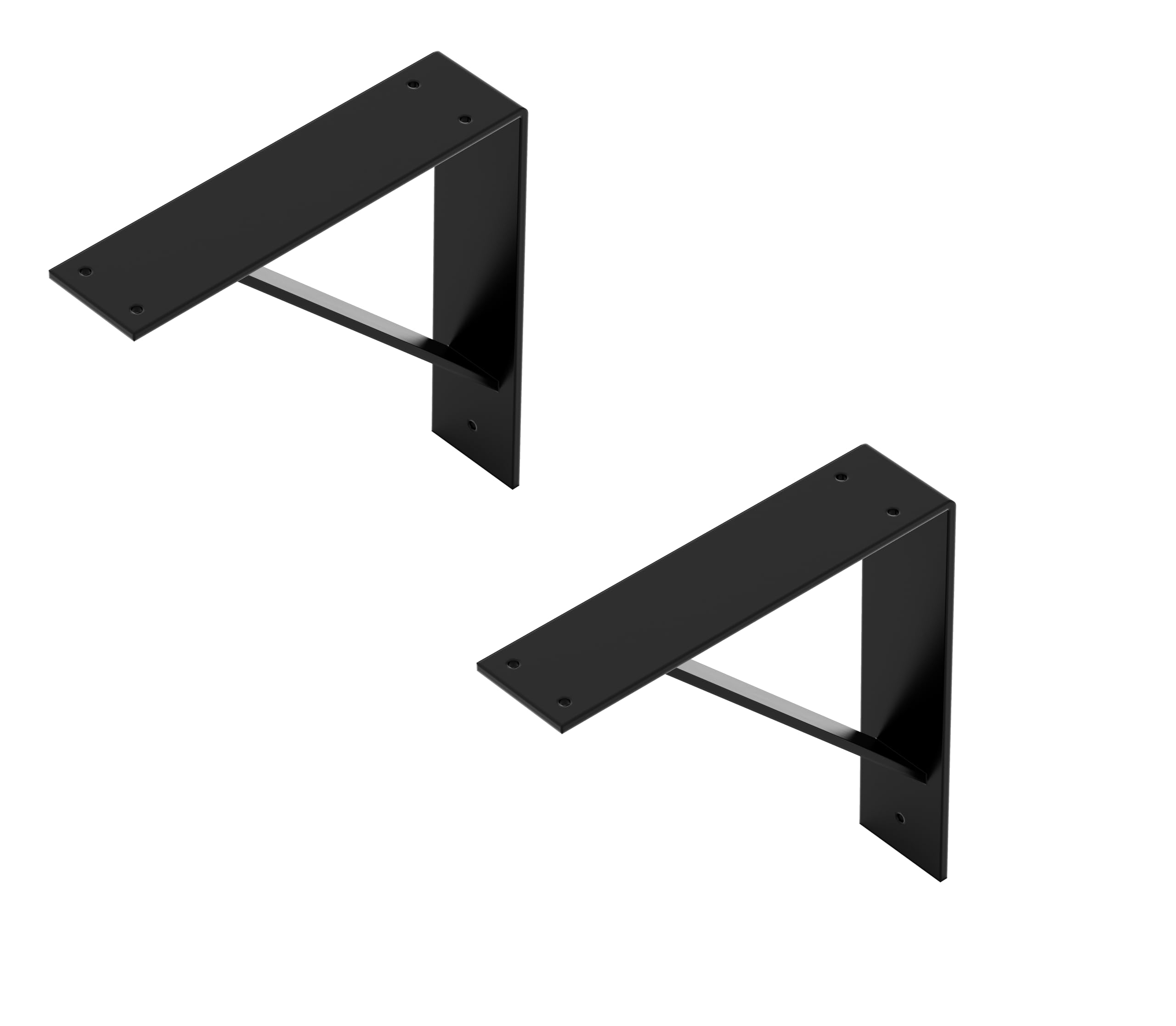 Alberts 869632 Regalträger Sam | ein Paar | Regalhalter wahlweise in verschiedenen Trendfarben | Regalwinkel als ein Paar oder einzeln | Größe 205 x 205 x 50 mm