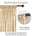 ShinyBeauty PHOTOBOOTH Backdrop - 4FTx7FT - Light Gold Sequin Fabric, Wedding & Rust Backdrop, Photography Curtains