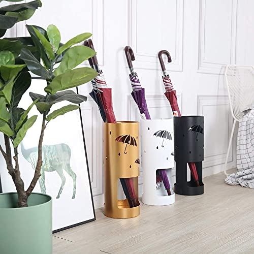 Porte-parapluie en métal pour entrée propre sans flaque d'eau