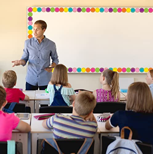 Image of Teacher Confetti Circles Die-Cut Border Trim