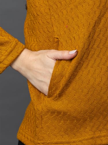 Image of Wear lusso Women Woolen V Neck Casual Wear Stylish Cardigan Sweaters for Winter with Side Pocket | Cozy and Warm Winter Sweater for Girls /Ladies