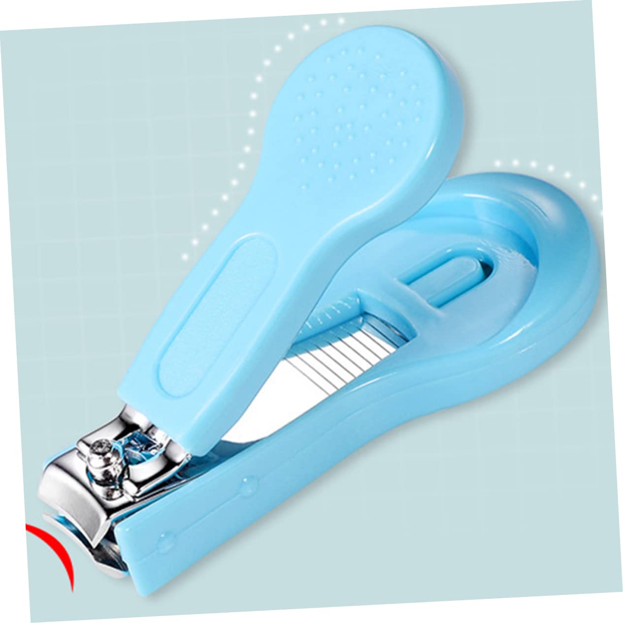 SHOWERORO Safety Baby Nail Clipper Set 2 Sets Fingernail Scissors Tweezers Storage Box Manicure Kit